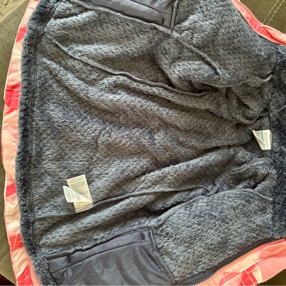 Columbia Pink Arctic Trip Interchangeable Outgrown Hooded Winter Girls Jacket - Picture 7 of 11